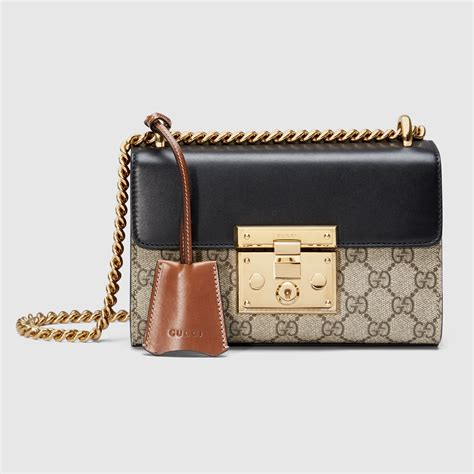 gucci padlock gg supreme bag|gucci supreme crossbody bag.